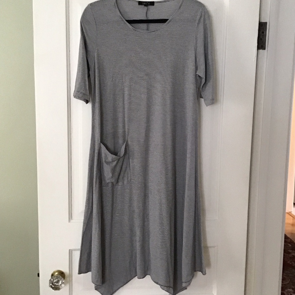 Striped Comfy midi dress S